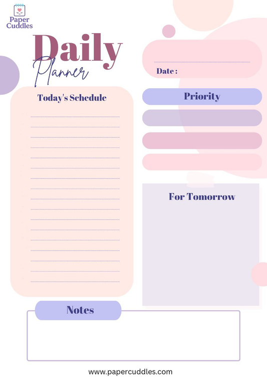 My Happy Day – Daily Planner Notepad | 1 Month Track