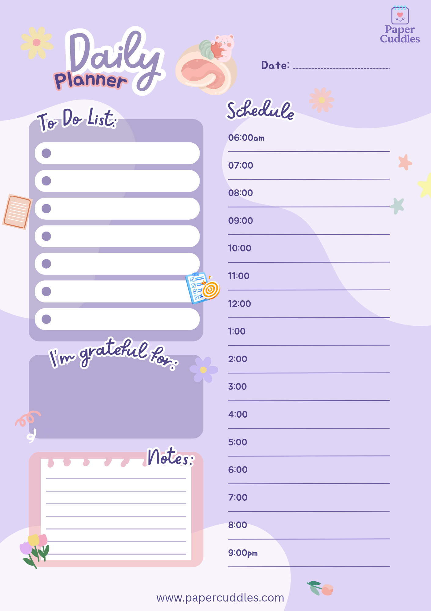 Aesthetic Daily Planner