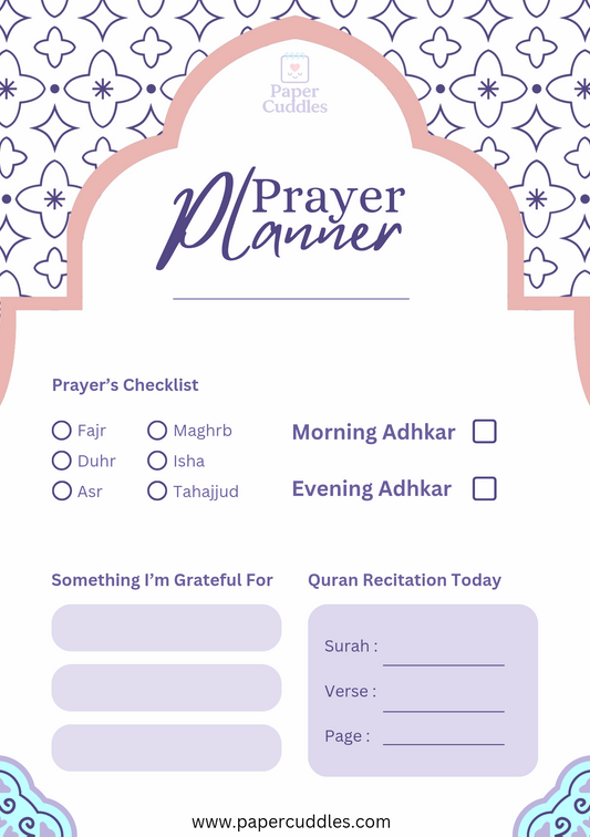 Prayer Planner | 1 Month Track